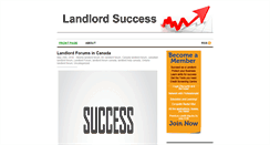 Desktop Screenshot of landlordsuccess.ca